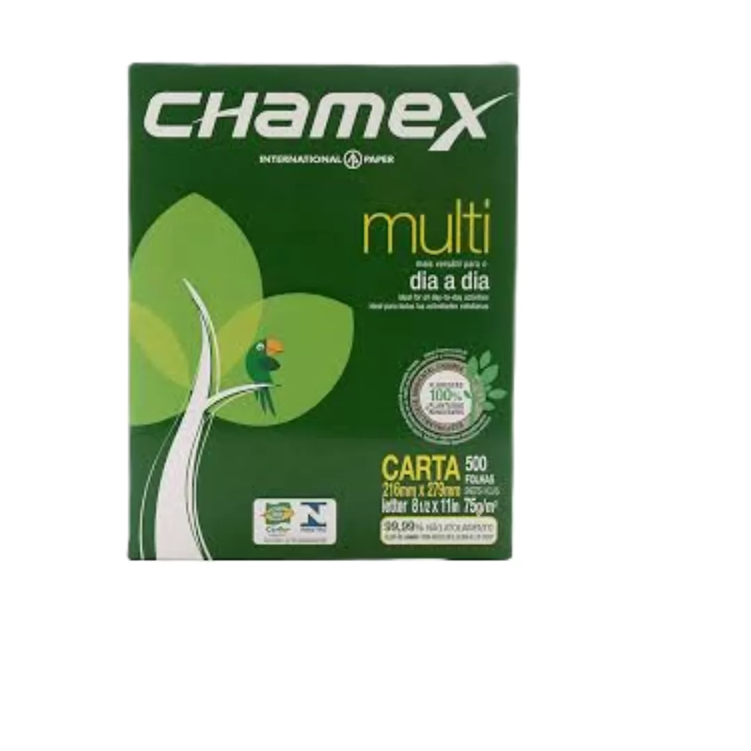 PAPEL CHAMEX CARTA 21,6CMX27,9CM 75G 500 FL