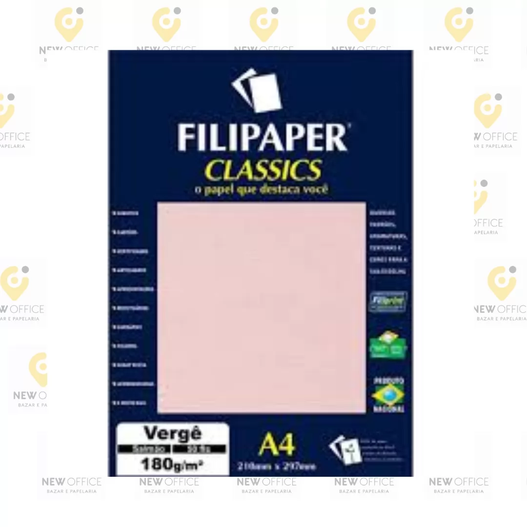 PAPEL COLOR A4 120G CANSON 15FL ROSA CLARO