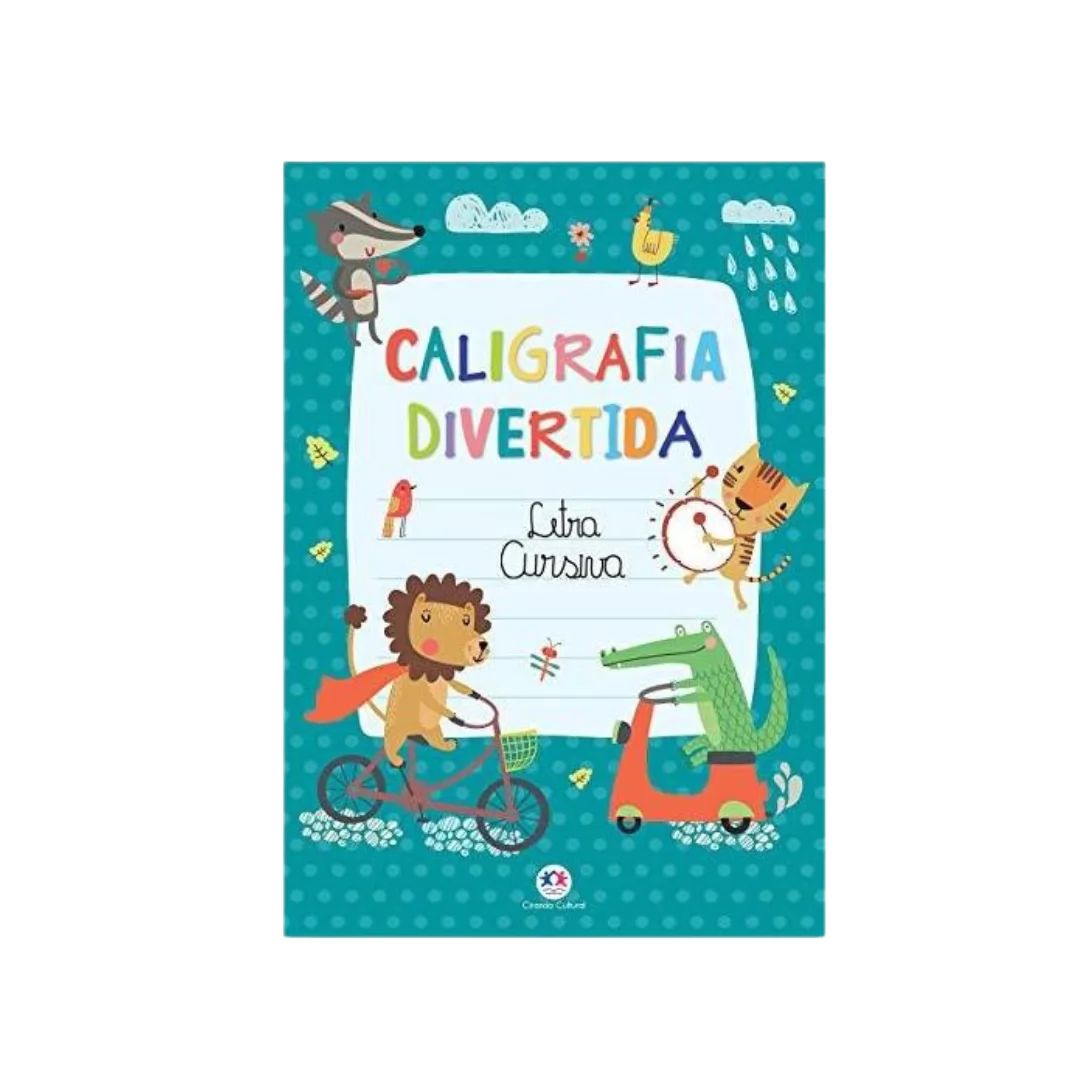 LIVRO PEDAGOGICO CALIGRAFIA ALFABETO LETRA CURSIVA 16PGS UNIDADE 68570 - CIRANDA