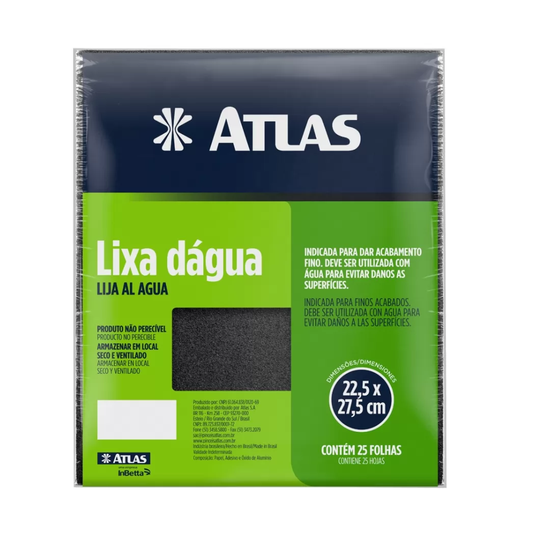 FOLHA LIXA DAGUA GRÃO 600