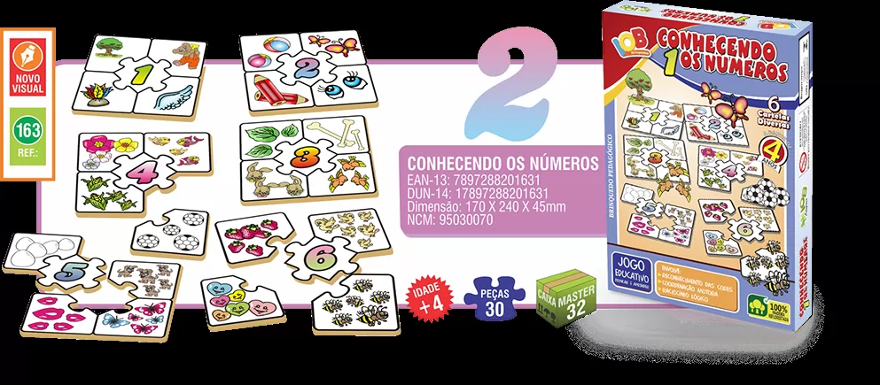 CONHECENDO OS NUMEROS - REF.: C163