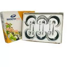 CONJUNTO DE 12 PÇS DE INOX SOBREMESA