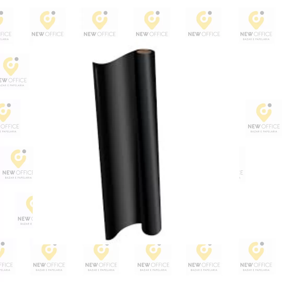 CONTACT LISO 45CMX2M OPACO PRETO ROLO - VULCAN