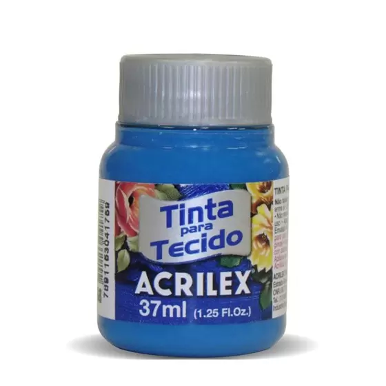 TINTA TECIDO AZUL CERUELO FOSCA 37ML