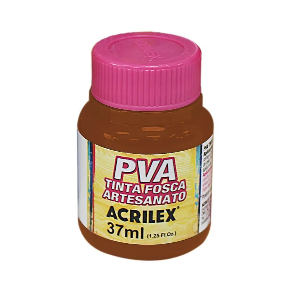 TINTA FOSCA PVA ARTESANATO 37ML MARROM