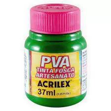 TINTA FOSCA PVA ARTESANATO 37ML VERDE