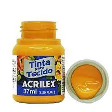 TINTA TECIDO FOSCA 37ML OCRE OURO - ACRILEX