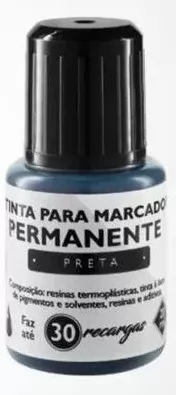 TINTA PARA MARCADOR PERMANENTE PRETO 20M
