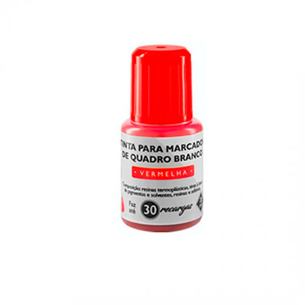 TINTA PARA MARCADOR QUADRO BRANCO VERMELHO