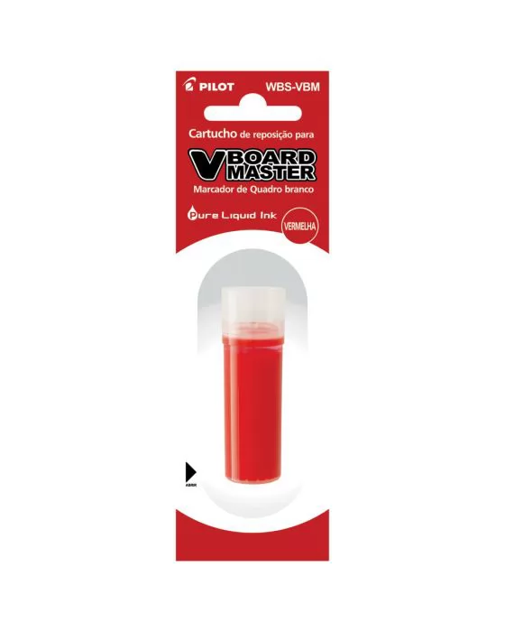 TINTA REFIL MARCADOR QUADRO BRANCO PILOT VERMELHO