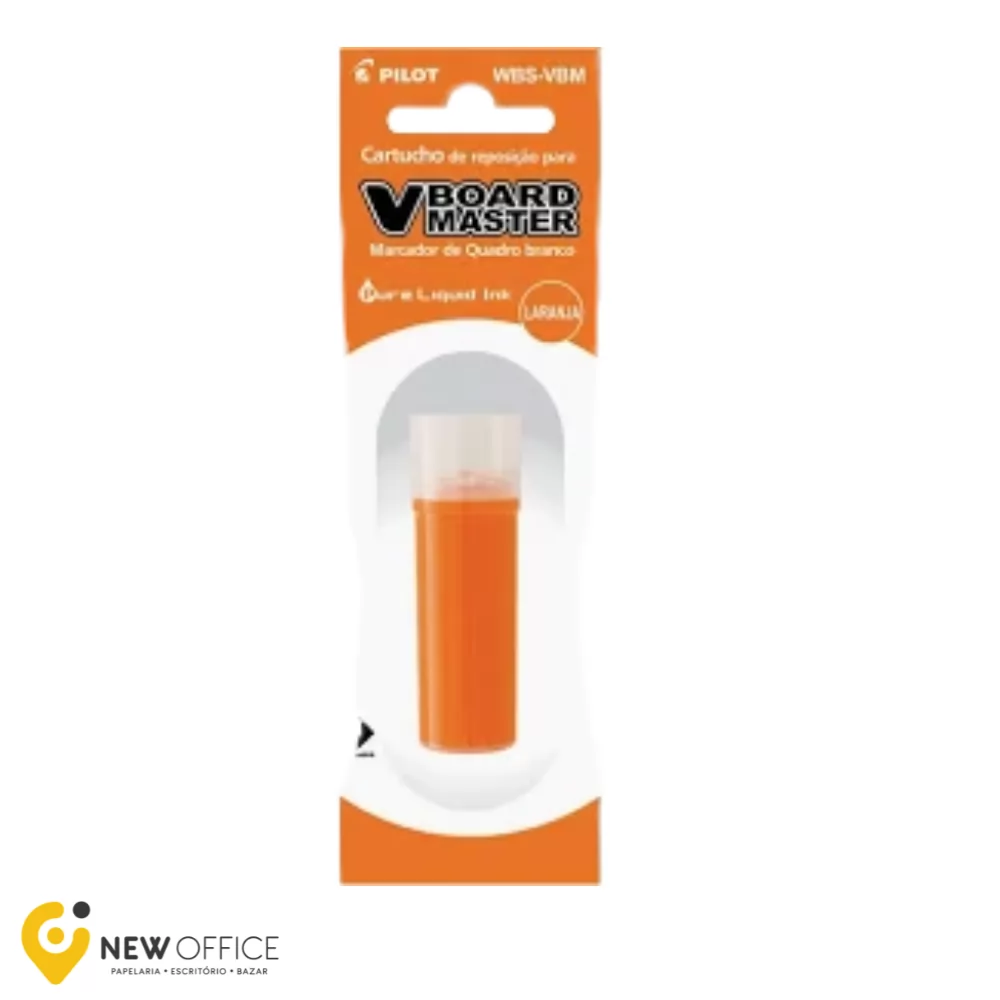 TINTA REFIL MARCADOR QUADRO BRANCO PILOT LARANJA