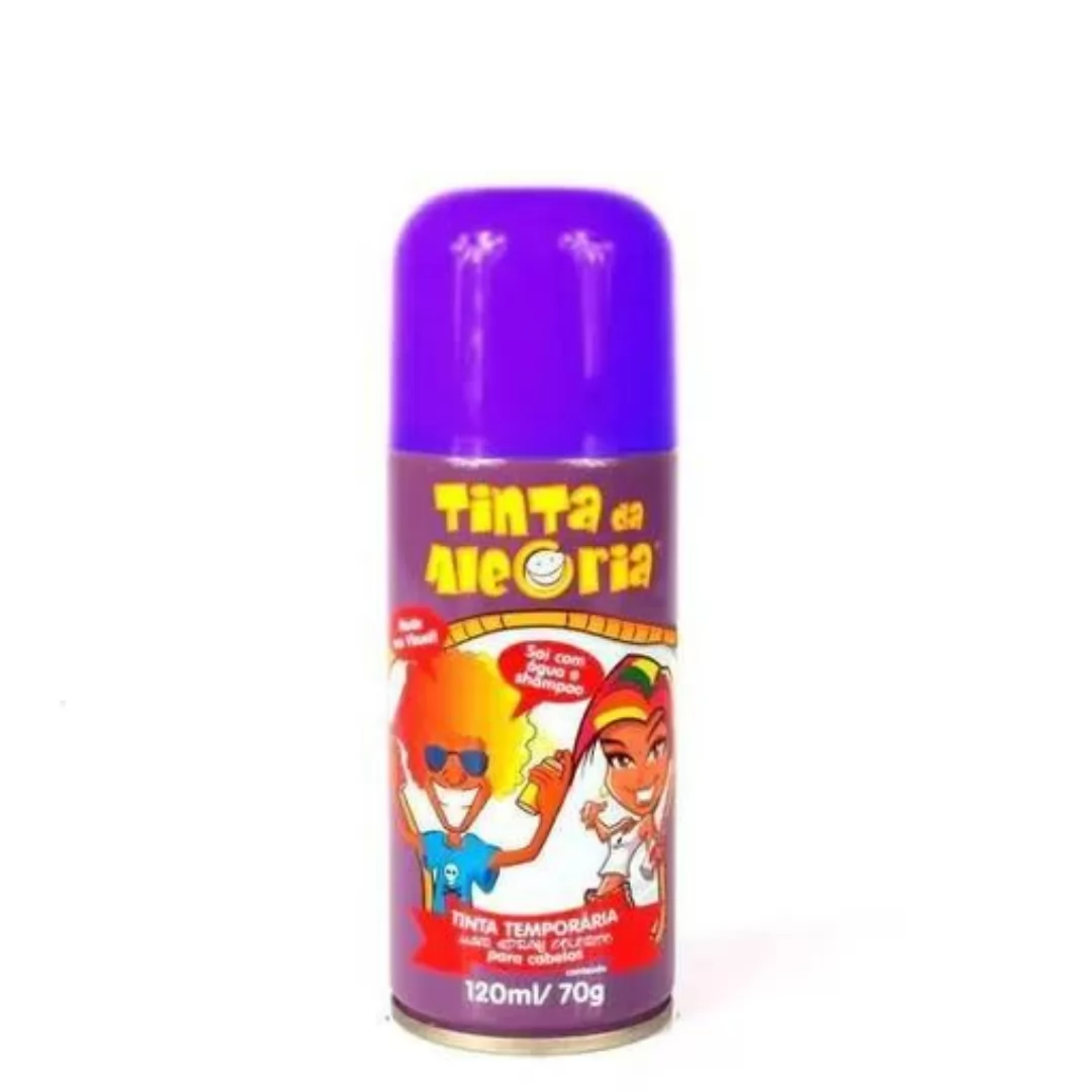 TINTA SPRAY PARA CABELO 120ML ROXO