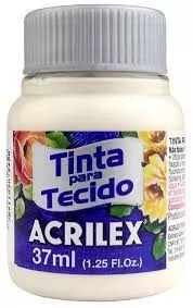 TINTA TECIDO FOSCA 37ML PALHA - ACRILEX