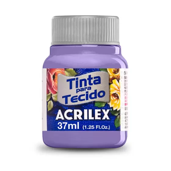 TINTA TECIDO FOSCA 37ML LILÁS - ACRILEX