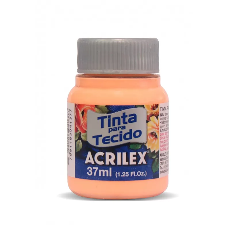 TINTA TECIDO FOSCA 37ML SALMÃO - ACRILEX