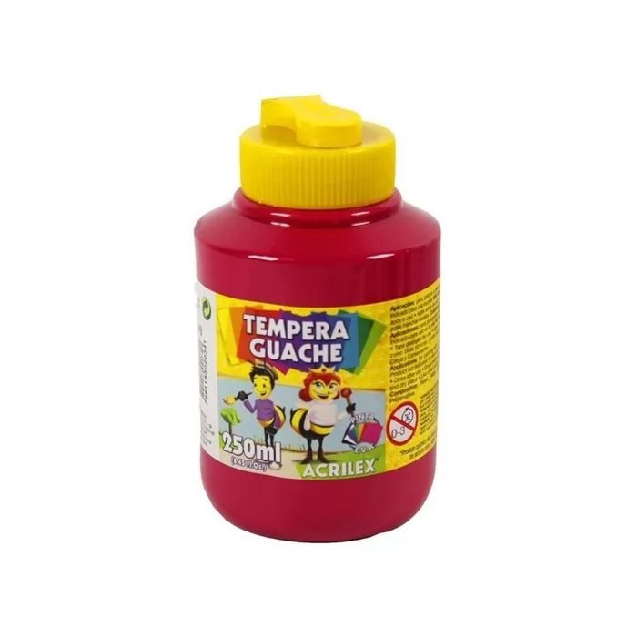 TINTA TEMPERA GUACHE MAGENTA 250ML