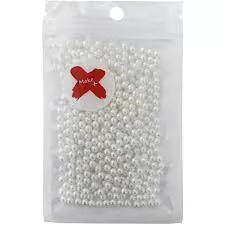 PEDRA DECORAÇÃO - PEROLA 4MM - 17 GR - BRANCO