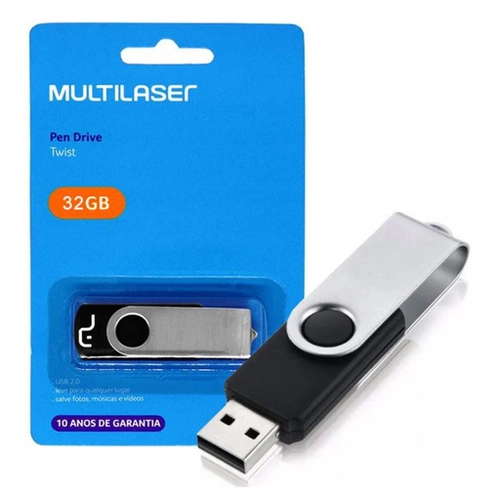 PEN DRIVE TWIST 32GB MULTILASER