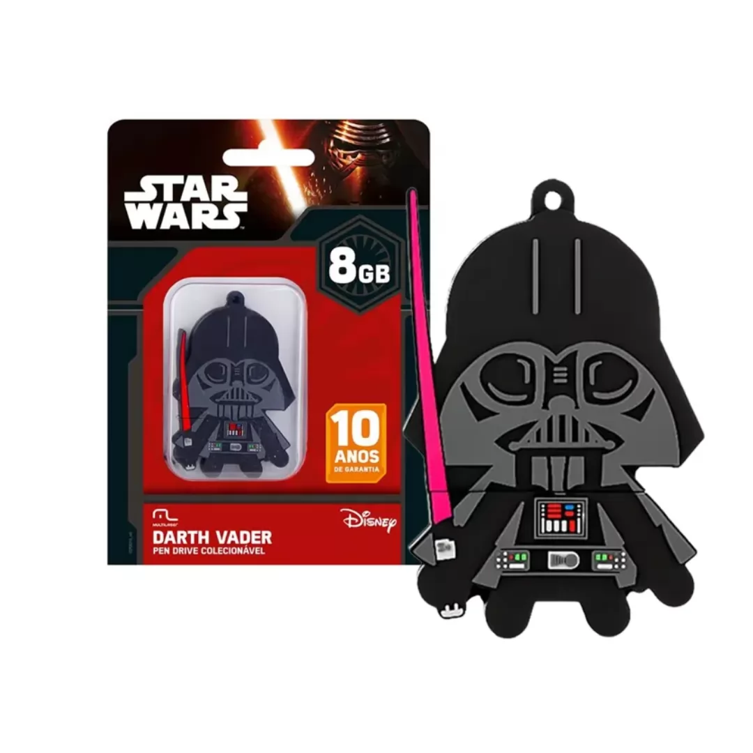 PEN DRIVE USB 08GB MULTILASER LICENCIADO STAR WARS