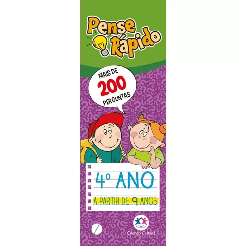 PENSE RÁPIDO - 4º ANO