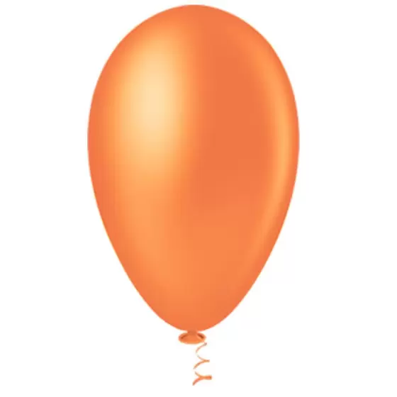 BALÃO 7 LISO LARANJA C/50 - PIC PIC