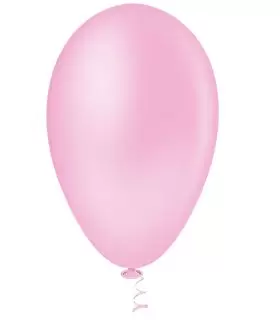 BALÃO 7 LISO ROSA BABY C/50 - PIC PIC