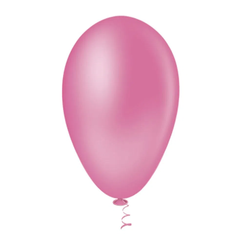 BALÃO 7 LISO ROSA FORTE C/50 - PIC PIC