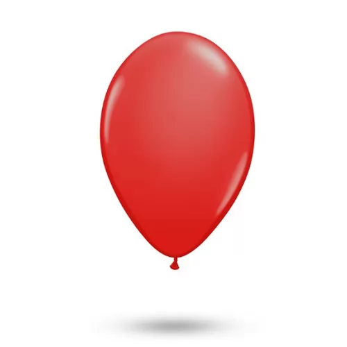 BALÃO 7 LISO VERMELHO C/50 - PIC PIC