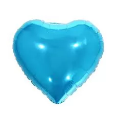 BALÃO CORACAO 18 AZUL