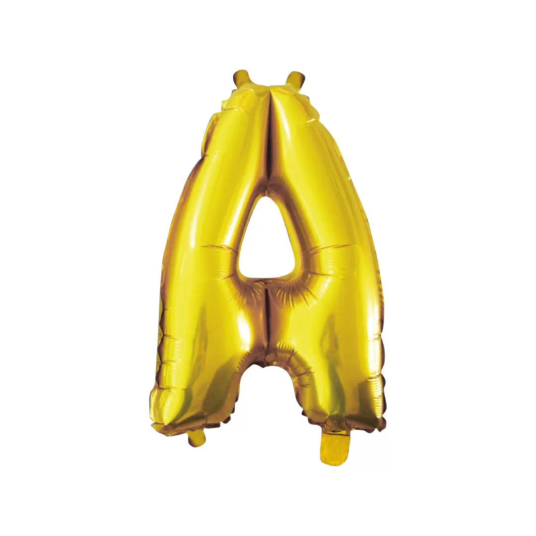 BALÃO DOURADO A - 16 POLEGADAS 40 CM