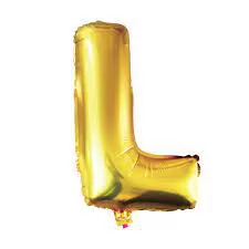BALÃO DOURADO L - 16 POLEGADAS 40 CM