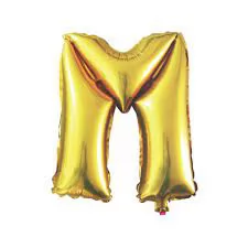 BALÃO DOURADO M - 16 POLEGADAS 40 CM