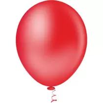 BALÃO GRAN FESTA VERMELHO N9 LISO 50UN