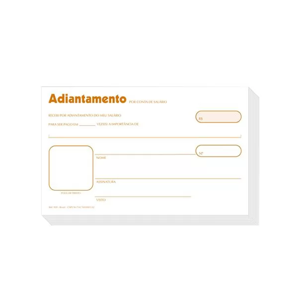 ADIANTAMENTO DE SALÁRIO 50 FL ROTERMUND