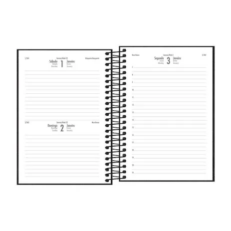 AGENDA COM ESPIRAL NAPOLI 2025 - TILIBRA - 13,4CMX19,4CM