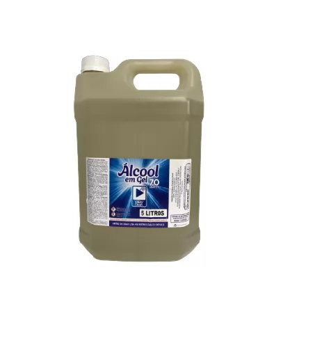ÁLCOOL 70º GEL 5L- QUIMIFEL
