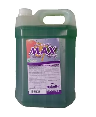 DETERGENTE LAVA ROUPA MAX CLEAN 5L- QUIMIFEL