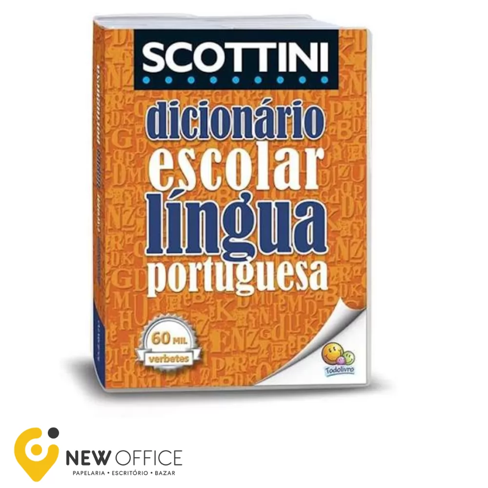 DICIONÁRIO PORTUGUÊS 60.000 VERBETES GRANDE  - TODO LIVRO