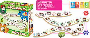 DOMINÓ DIVERTIDO - 28 PEÇAS