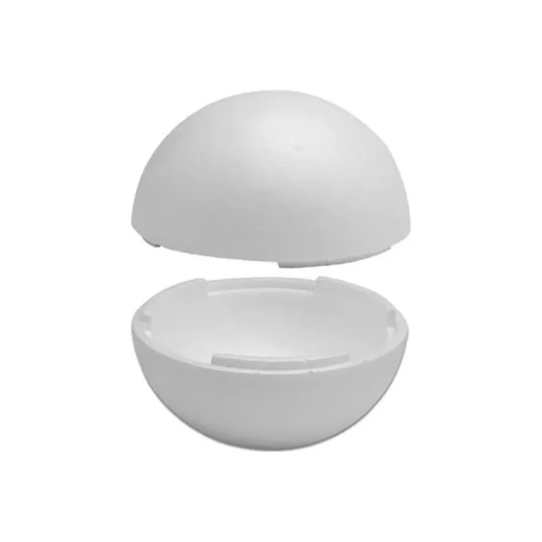 BOLA DE ISOPOR 200MM METADE