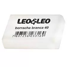 BORRACHA BRANCA SIMPLES LEOELEO