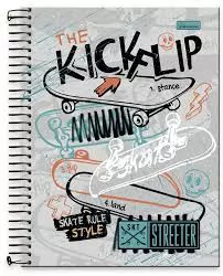 CADERNO  01X1 STREETER 80FLS UN. CAPA SORTIDA