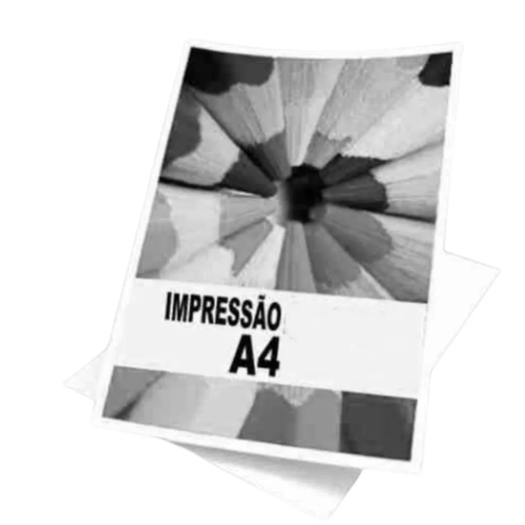 CÓPIA OU IMPRESSÃO EM PAPEL SULFITE A4