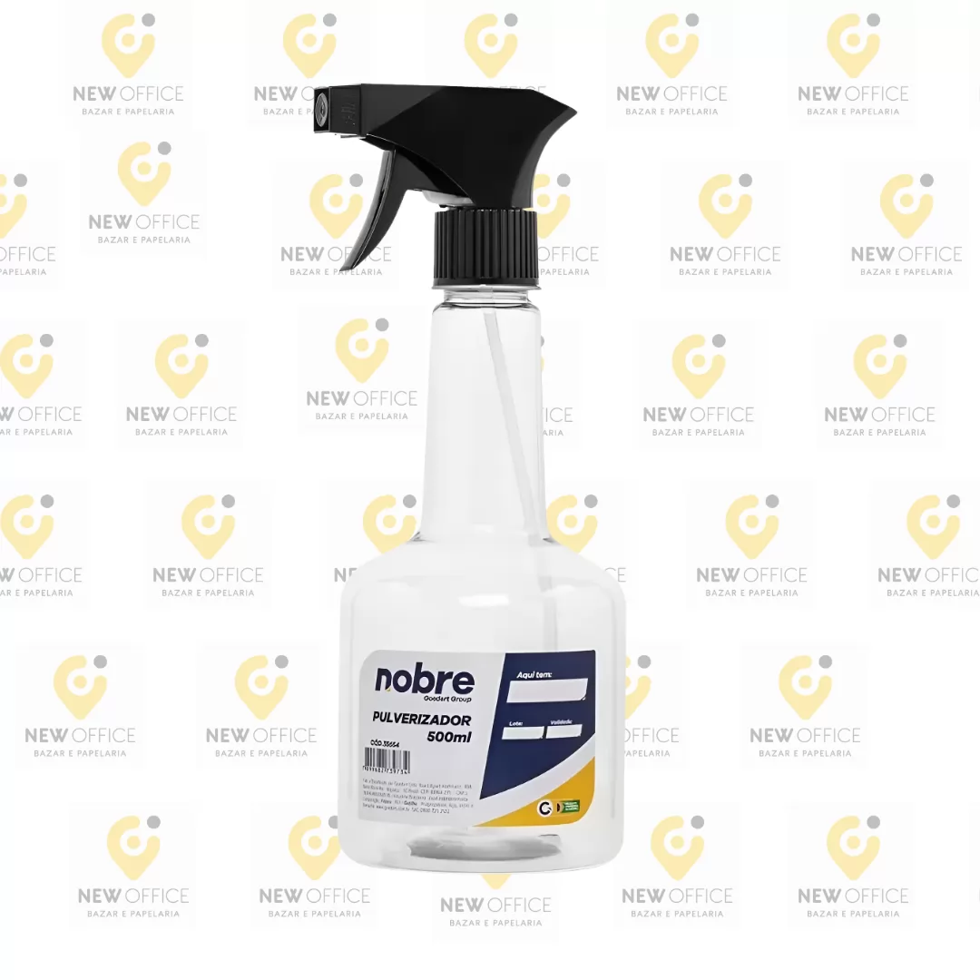 PULVERIZADOR PET 500ML. TRANSPARENTE - NOBRE