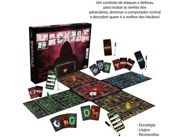 HACKERS TABULEIRO - TOP LINE