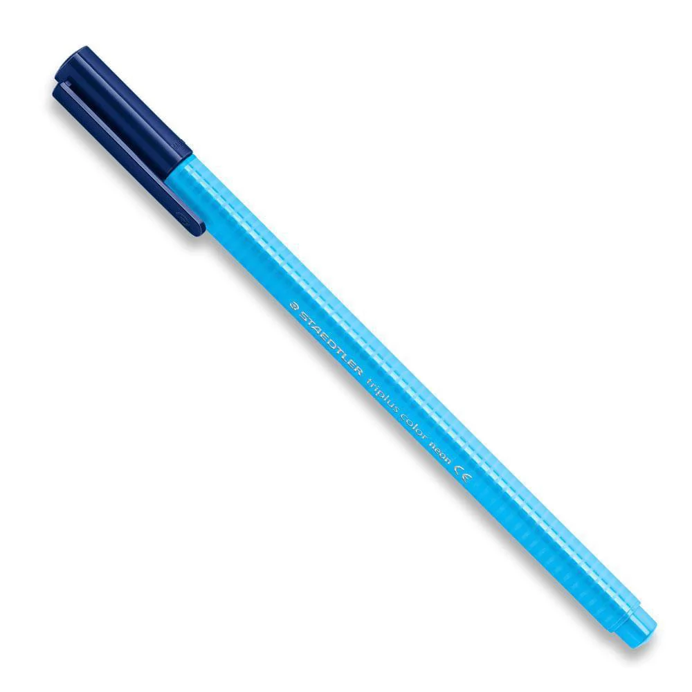 CANETA TRIPLUS AZUL NEON 1.0MM 323-301 STAEDTLER