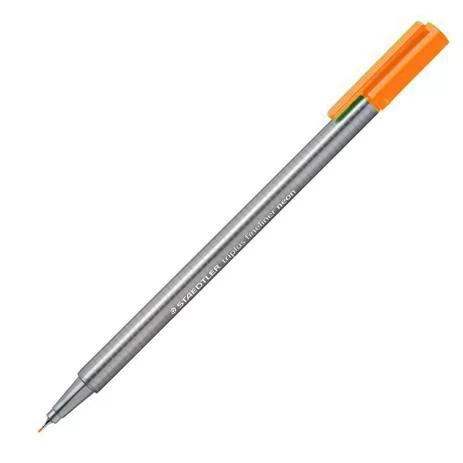 CANETA TRIPLUS LARANJA NEON 0.3MM 334-401 STAEDTLER