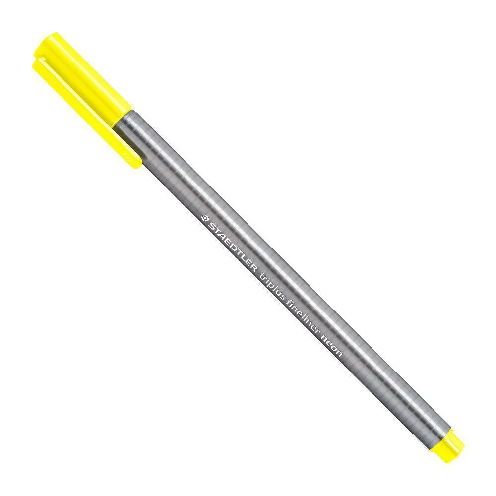 CANETA TRIPLUS AMARELO NEON 0.3MM 334-101 STAEDTLER