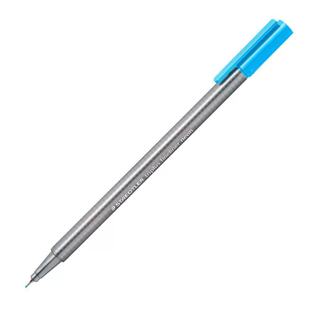 CANETA TRIPLUS AZUL NEON 0.3MM 334-301 STAEDTLER