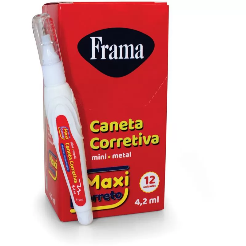 MINI CANETA CORRETIVA 4,2 ML - MAXI UN